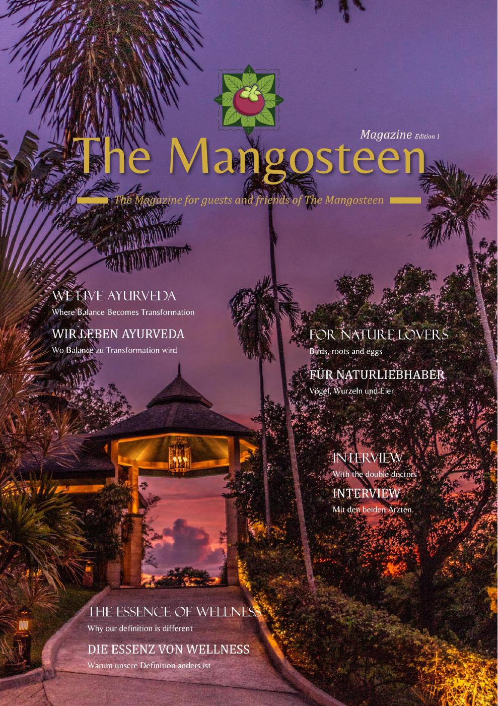 Mangosteen Ayurveda Flipbook Cover